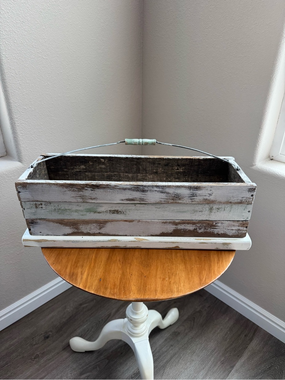 Rustic Style Reclaimed Wood Planter Decor Box